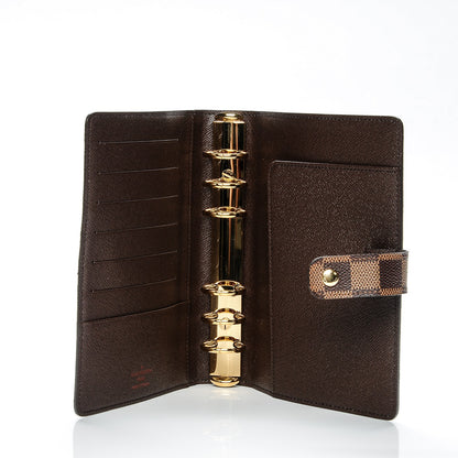 Louis Vuitton Damier Ebene Medium Ring Agenda Cover 5 of 6