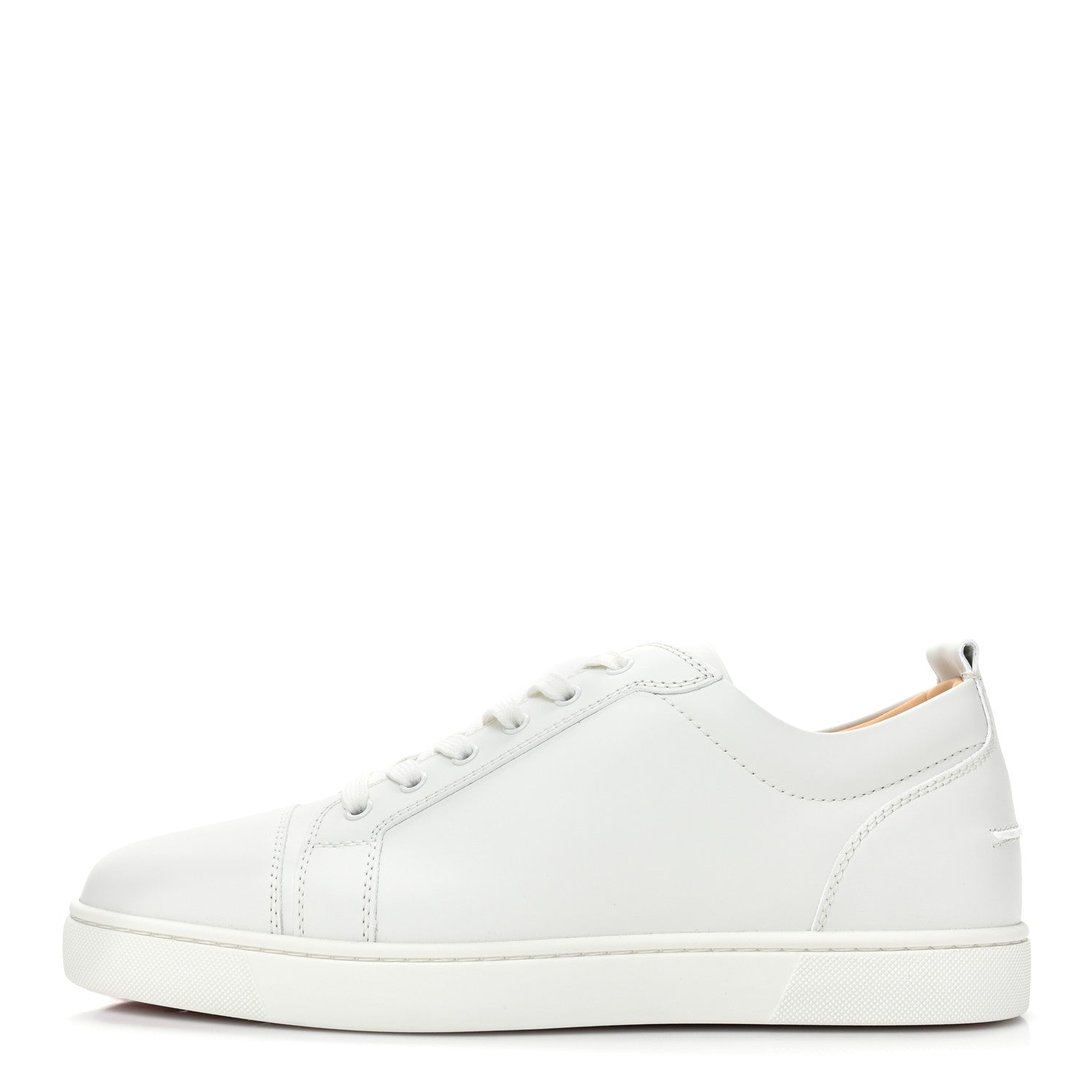 Christian Louboutin Calfskin Mens Louis Junior Flat Sneakers 44.5 White 1 of 10