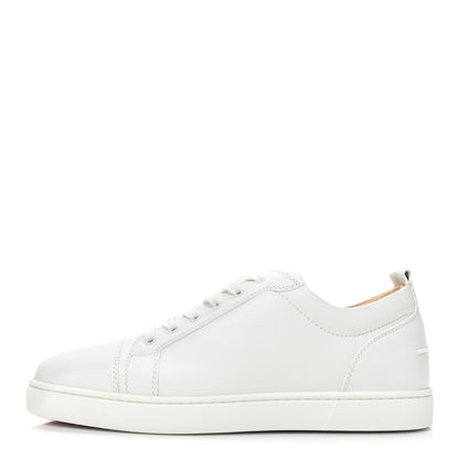 Christian Louboutin Calfskin Mens Louis Junior Flat Sneakers 44.5 White 1 of 10