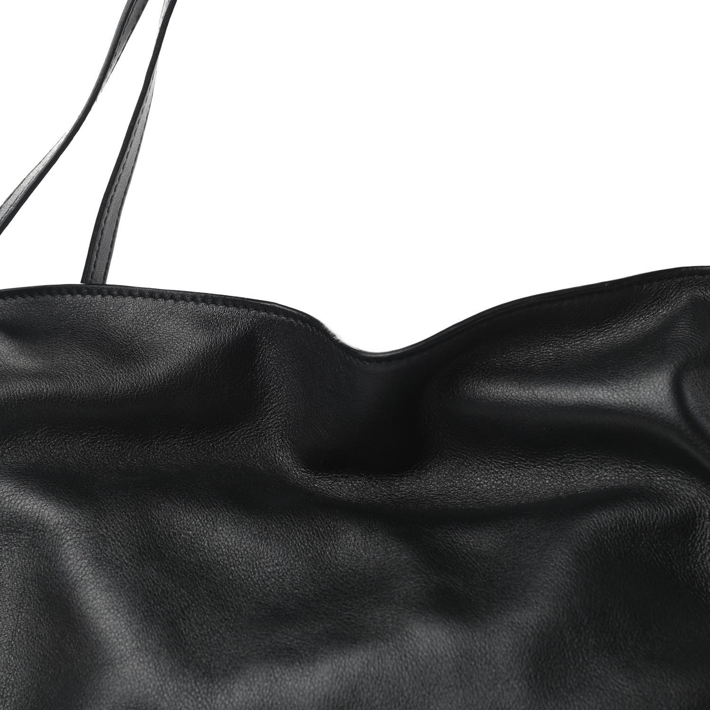Calfskin Small Flamenco Knot Bag Black