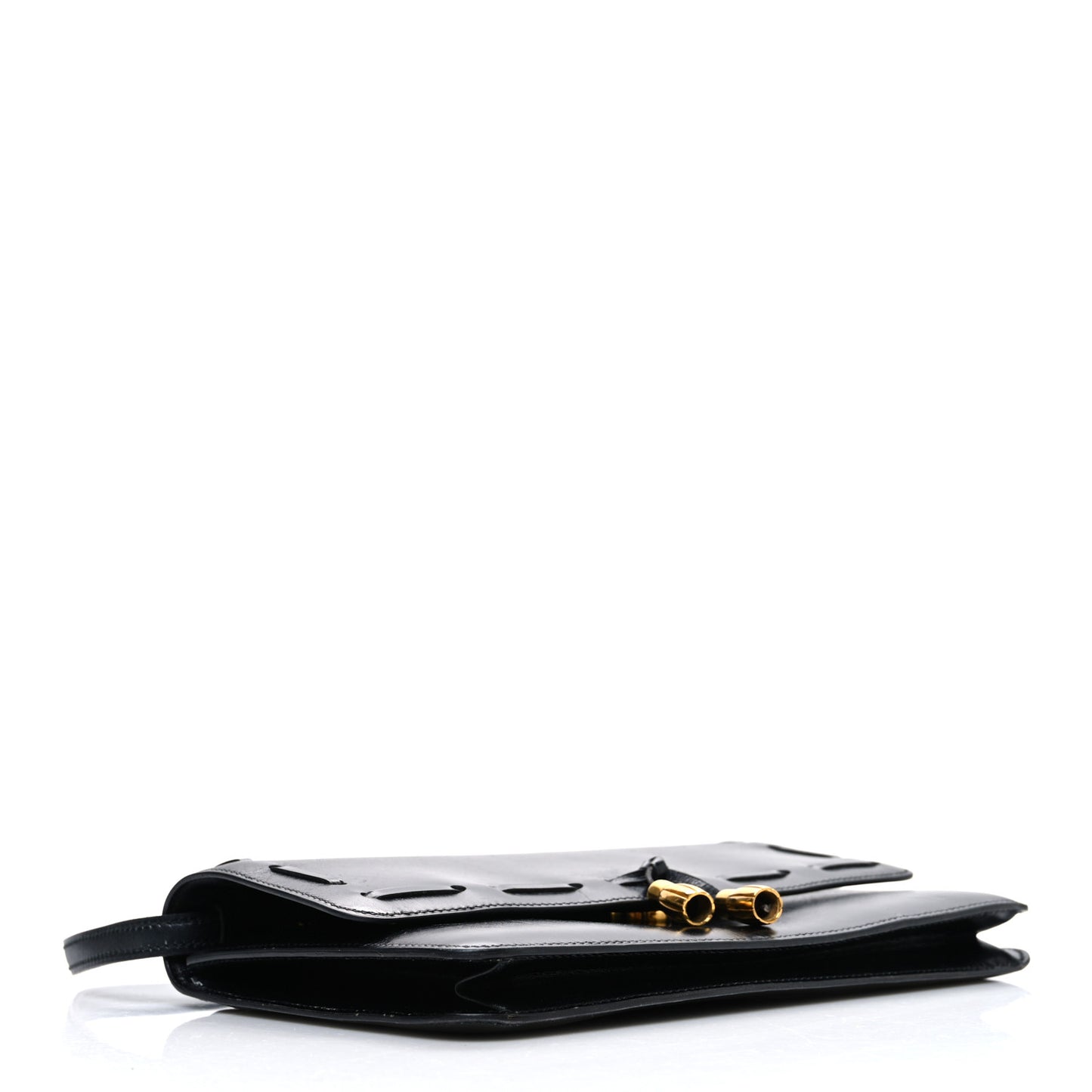 Box Tassel Shoulder Bag Black