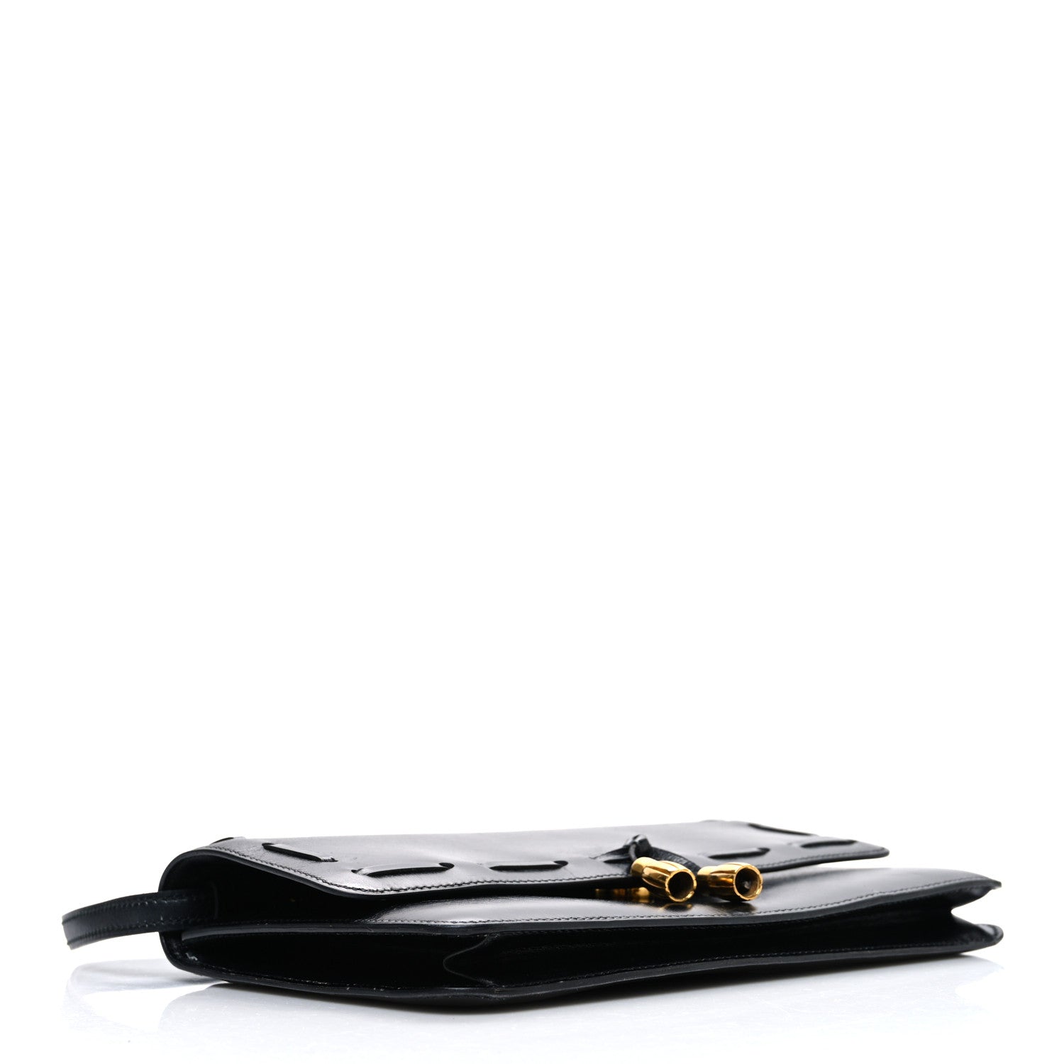 Hermes Box Tassel Shoulder Bag Black 4 of 10