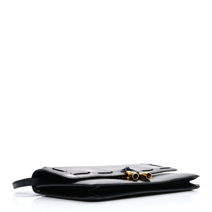 Hermes Box Tassel Shoulder Bag Black 4 of 10