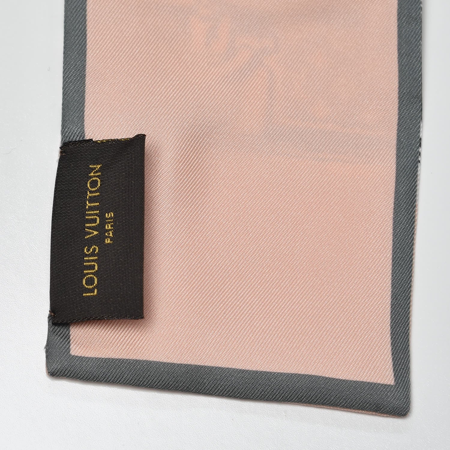 Louis Vuitton Silk Monogram Trunks Bandeau Rose Poudre 3 of 4