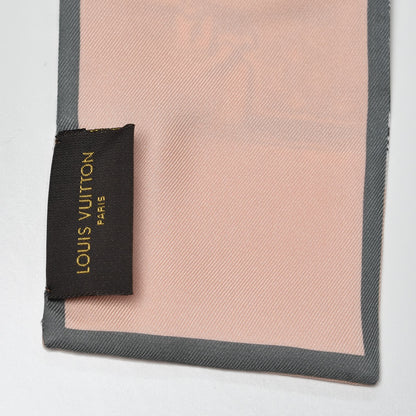 Louis Vuitton Silk Monogram Trunks Bandeau Rose Poudre 3 of 4