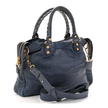 Balenciaga Agneau Giant 12 Gold Hardware Town Bleu Persan 4 of 13