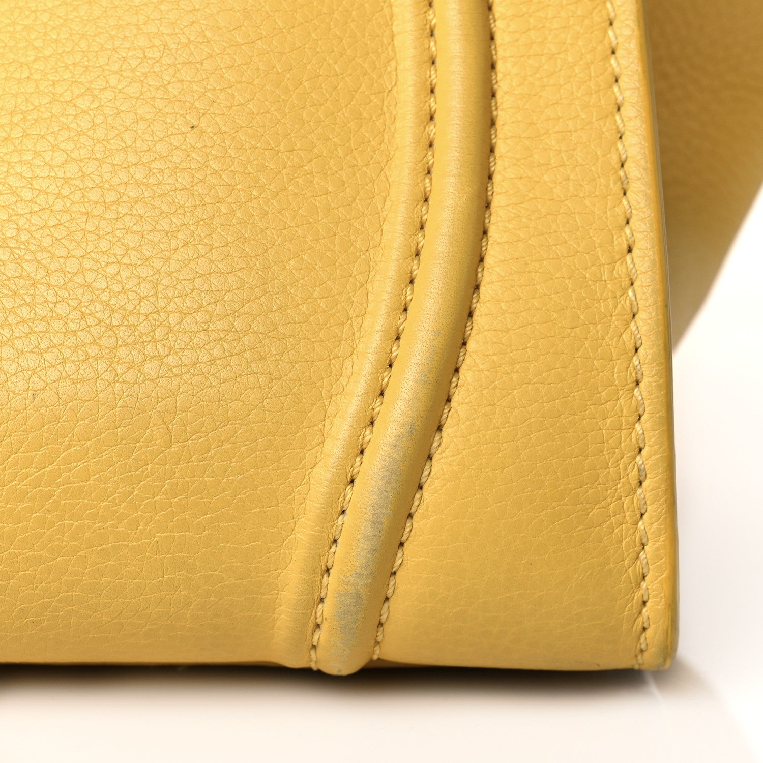 Celine Grained Calfskin Medium Phantom Luggage Yellow 18 of 18
