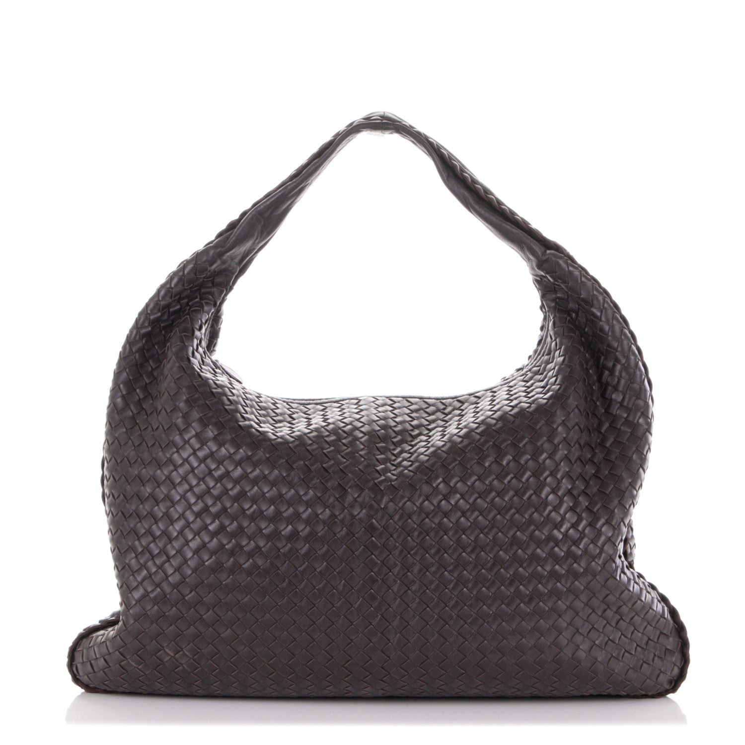 Bottega Veneta Nappa Intrecciato Maxi Veneta Hobo Ebano 1 of 7