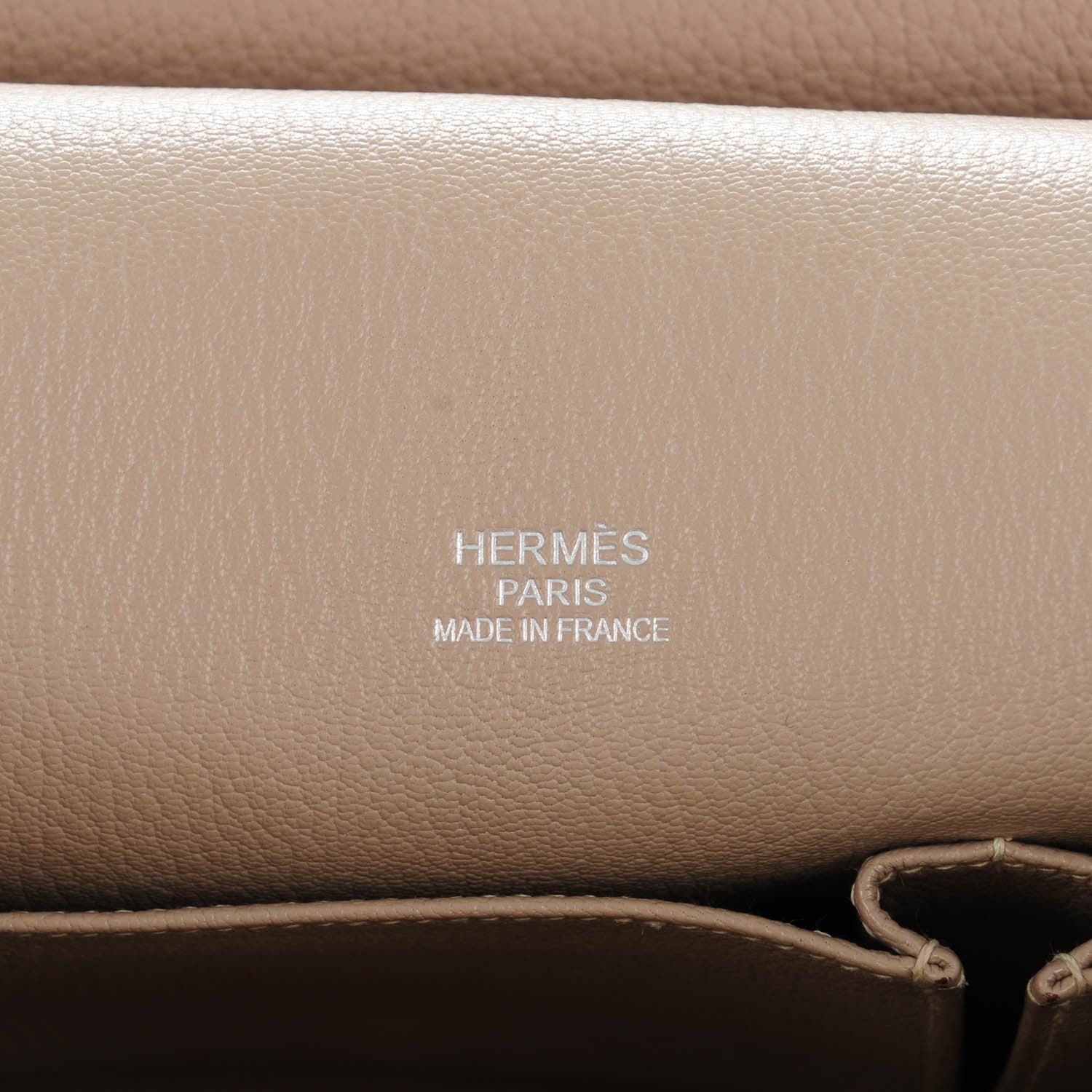 Hermes Taurillon Clemence Eclat Jypsiere 34 Menthe Etoupe 7 of 17