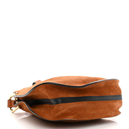 Chloe Suede Small Hayley Hobo Caramel 4 of 9