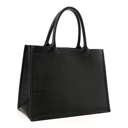 Christian Dior Calfskin Embossed Medium Book Tote Black 3 of 13