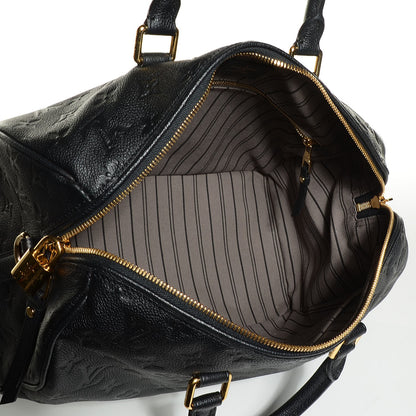 Louis Vuitton Empreinte Speedy Bandouliere 30 Black 5 of 7