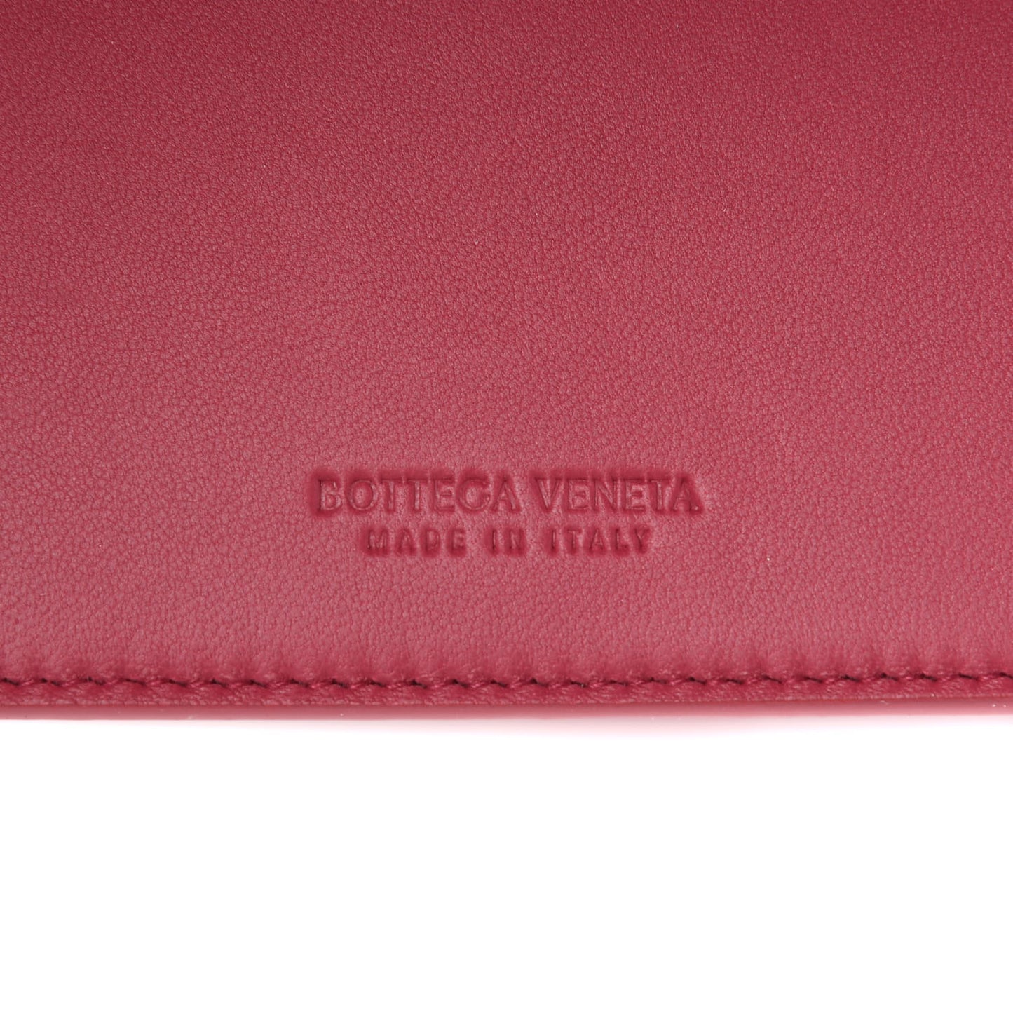 Nappa Intrecciato Flap Crossbody Amaranto