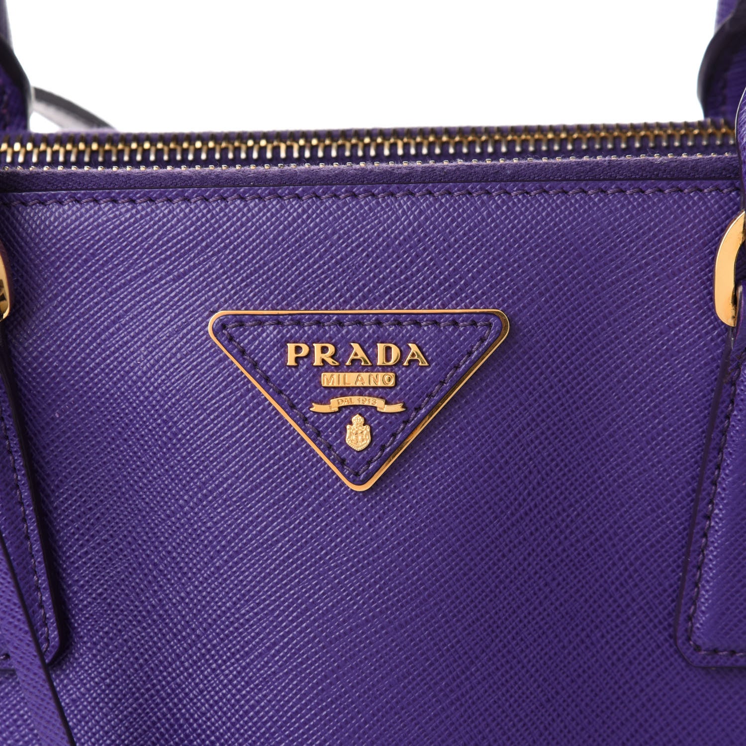 Prada Saffiano Medium Galleria Double Zip Tote Viola 8 of 11