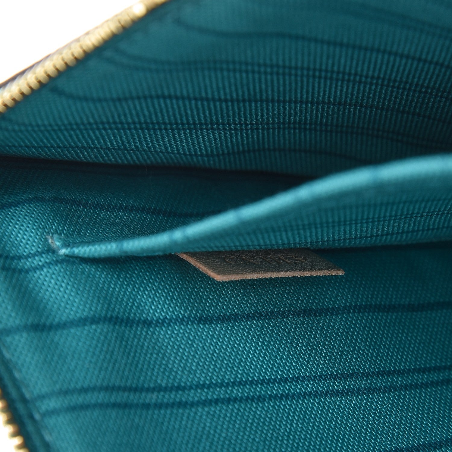 Louis Vuitton Monogram Neverfull MM GM Pochette Turquoise 7 of 7