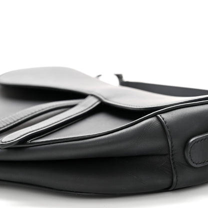 Christian Dior Ultra Matte Calfskin Saddle Bag Black 10 of 12