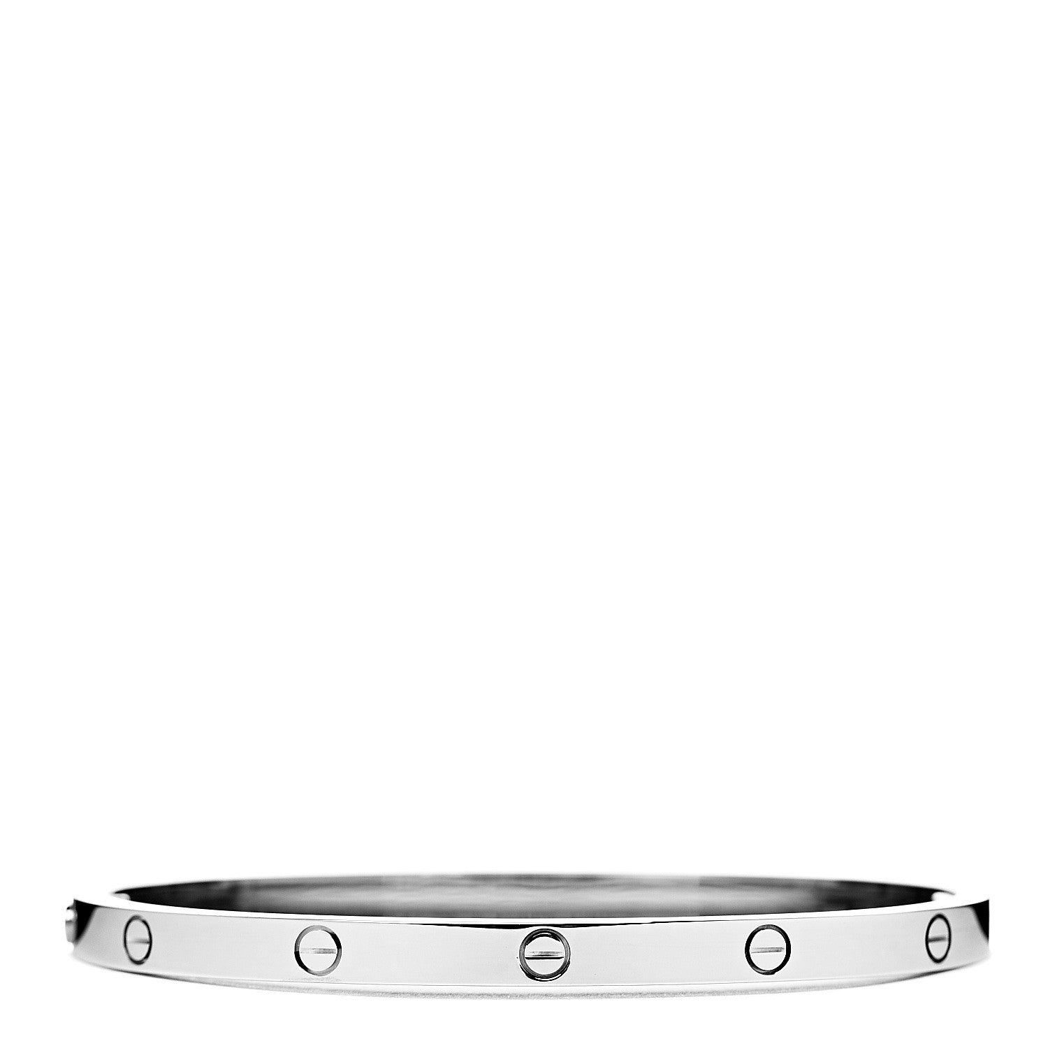 Cartier 18K White Gold Small LOVE Bracelet 15 2 of 4