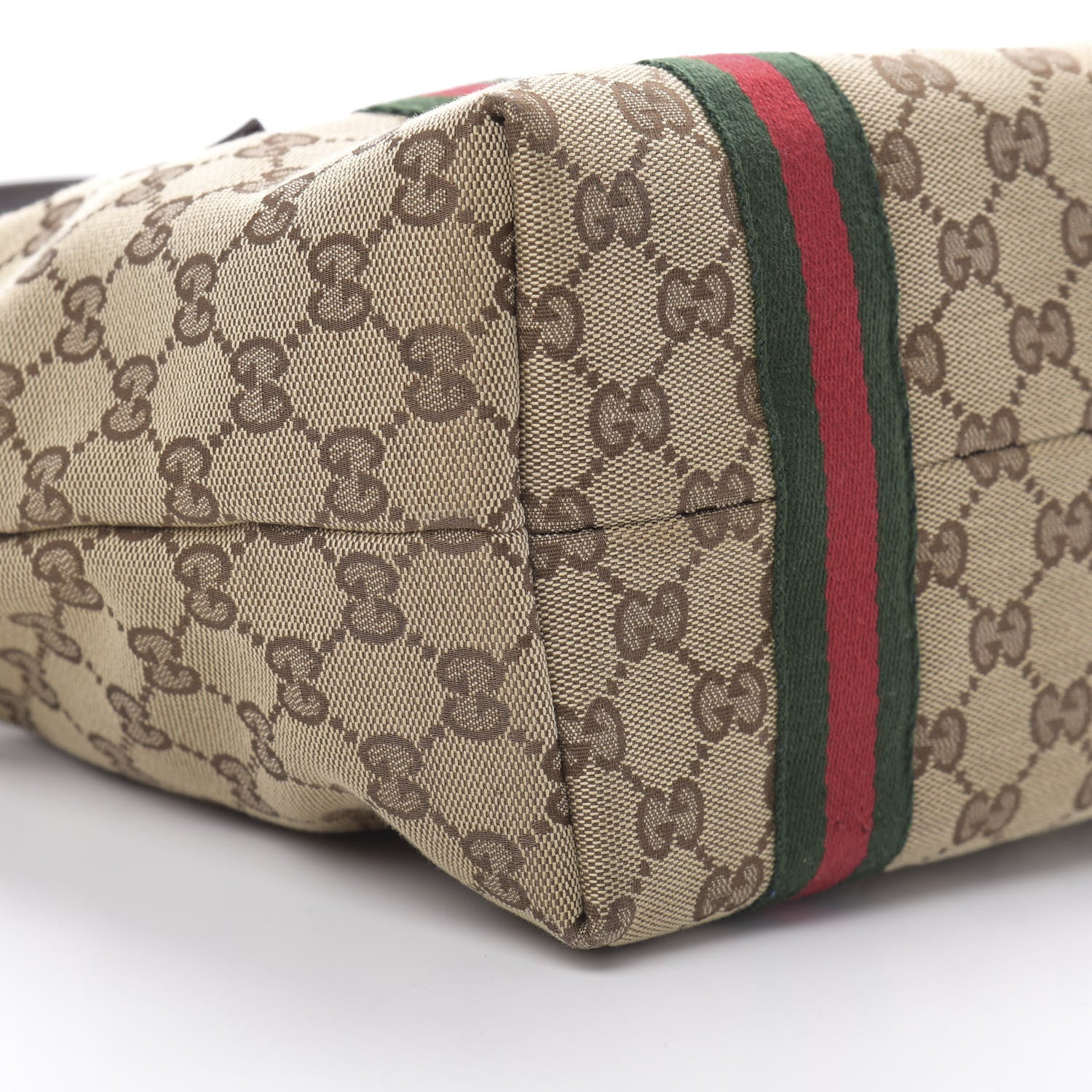 Gucci Monogram Medium Jolicoeur Tote Dark Brown 9 of 16