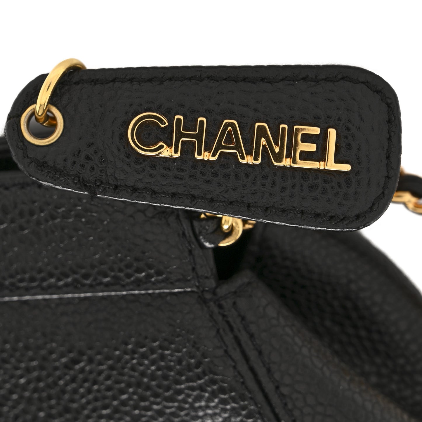 Caviar Timeless CC Mini Chain Bag Black