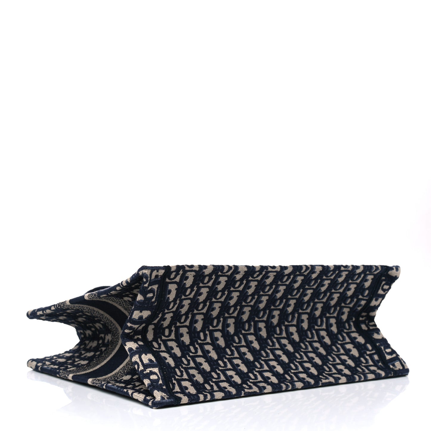 Oblique Medium Book Tote Blue Multicolor