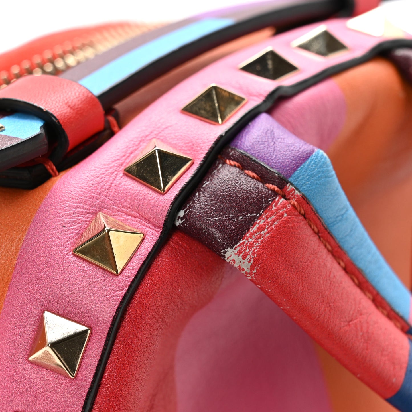 Calfskin 1973 Mini Rockstud Backpack Multicolor