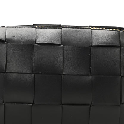 Bottega Veneta Lambskin Maxi Intrecciato Brick Cassette Bag Black 7 of 10