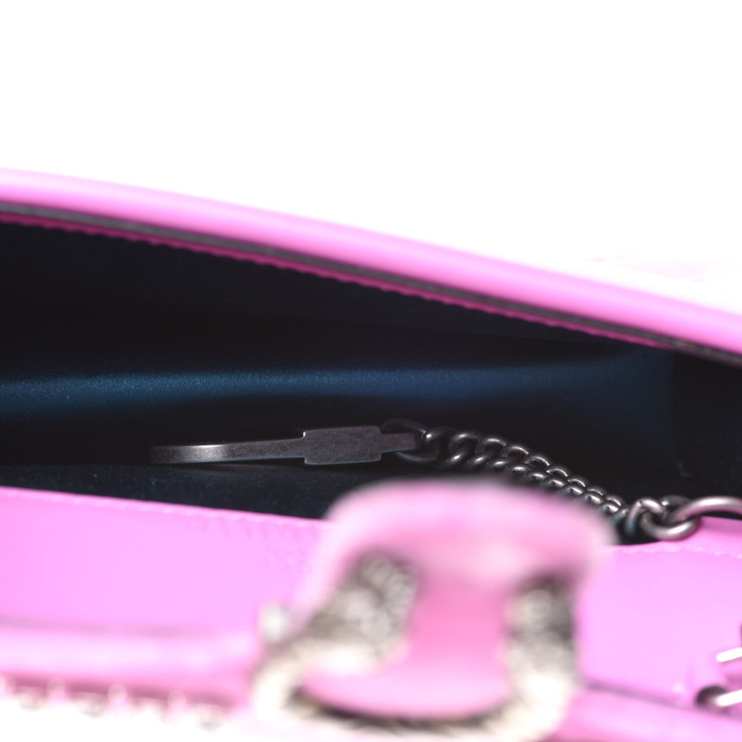 Velvet Crystal Super Mini Dionysus Shoulder Bag Malva
