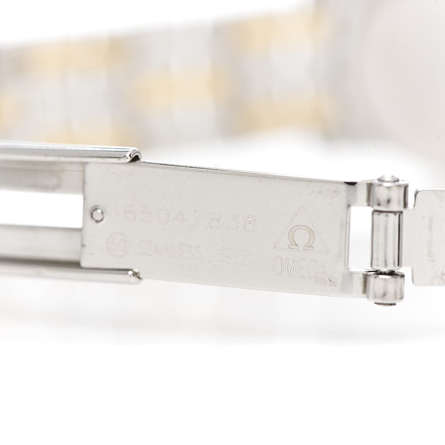 Stainless Steel 18K Yellow Gold Mother of Pearl 22mm De Ville Prestige Quartz Watch 4370.71.00