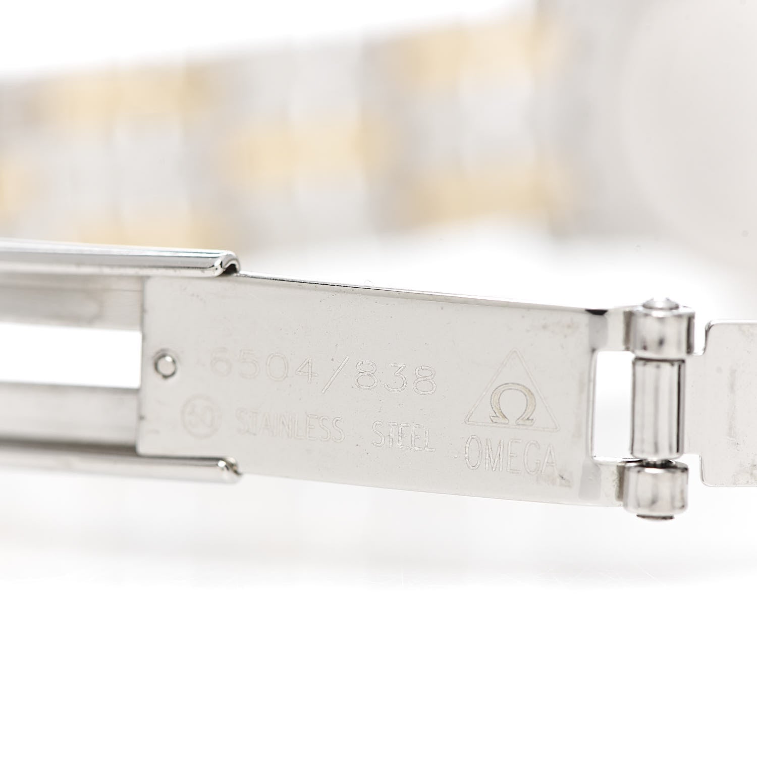 Omega Stainless Steel 18K Yellow Gold Mother of Pearl 22mm De Ville Prestige Quartz Watch 4370.71.00 6 of 6