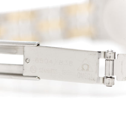 Omega Stainless Steel 18K Yellow Gold Mother of Pearl 22mm De Ville Prestige Quartz Watch 4370.71.00 6 of 6