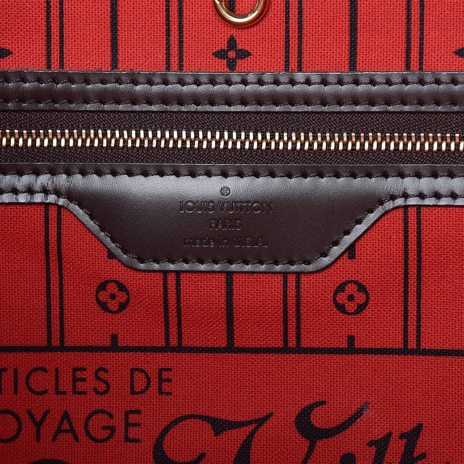 Louis Vuitton Damier Ebene Neverfull GM 7 of 12