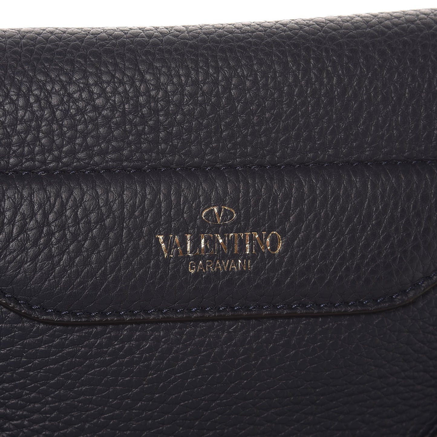 Grained Lagun Calfskin Rockstud Twiny Top Handle Bag Marine
