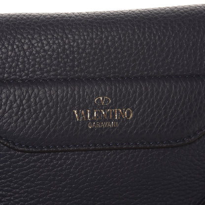 Valentino Garavani Grained Lagun Calfskin Rockstud Twiny Top Handle Bag Marine 6 of 7