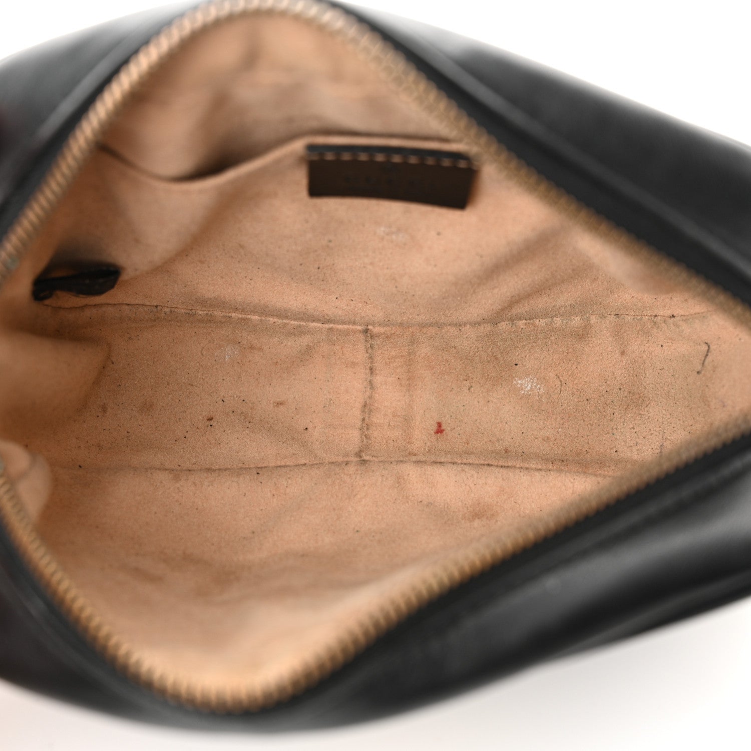 Gucci Calfskin Matelasse Mini GG Marmont Chain Shoulder Bag Black 5 of 18