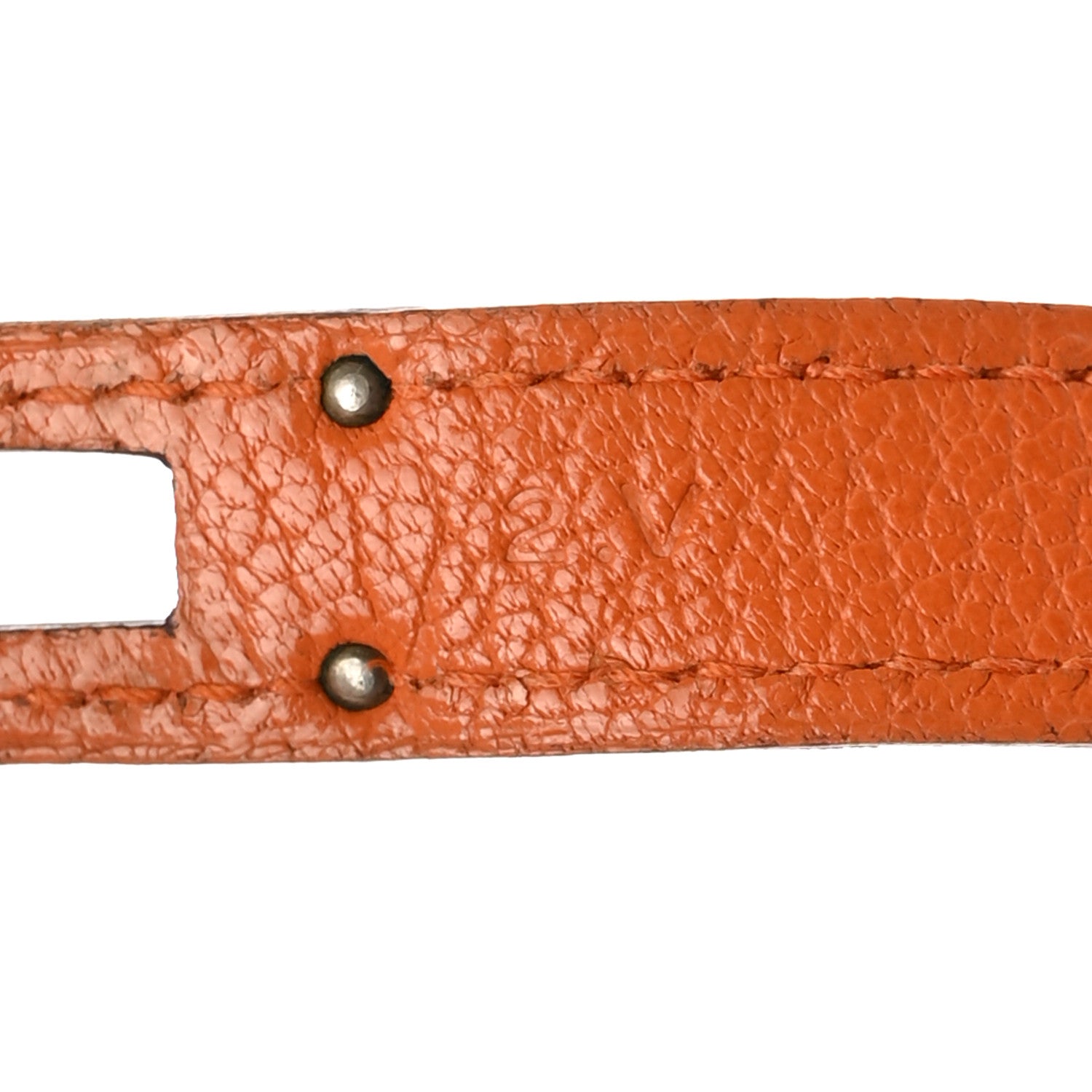 Hermes Chevre Mysore Kelly Compact Wallet Orange 8 of 12