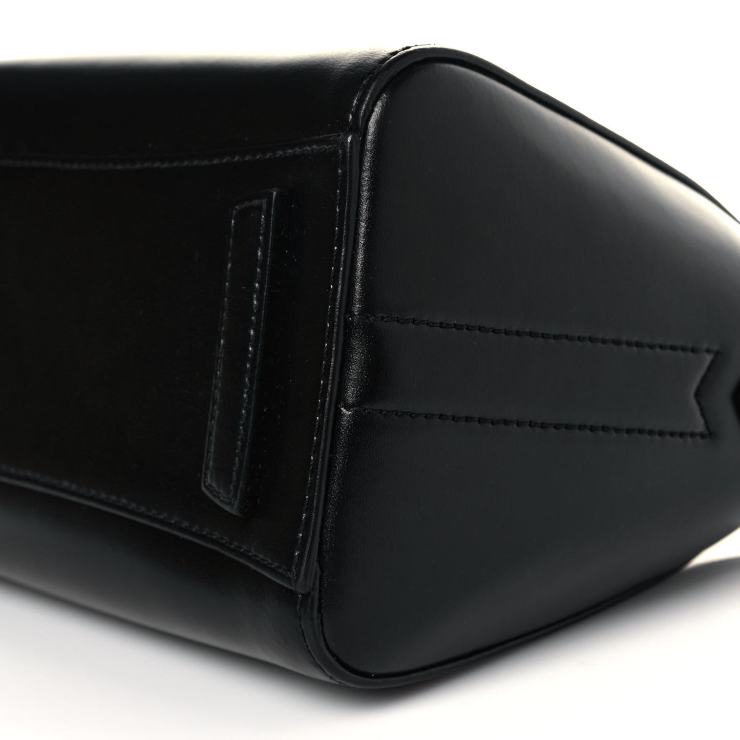 Shiny Lord Calfskin Mini Antigona Black