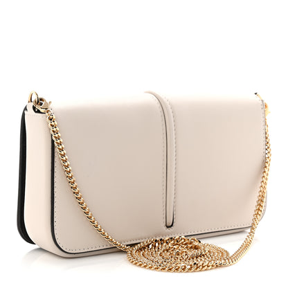 Fendi Vitello Grace Matte Fendigraphy Wallet on Chain Latte 4 of 10