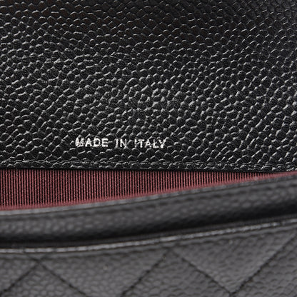 Chanel Caviar Quilted Flap Card Holder Black 6 of 8