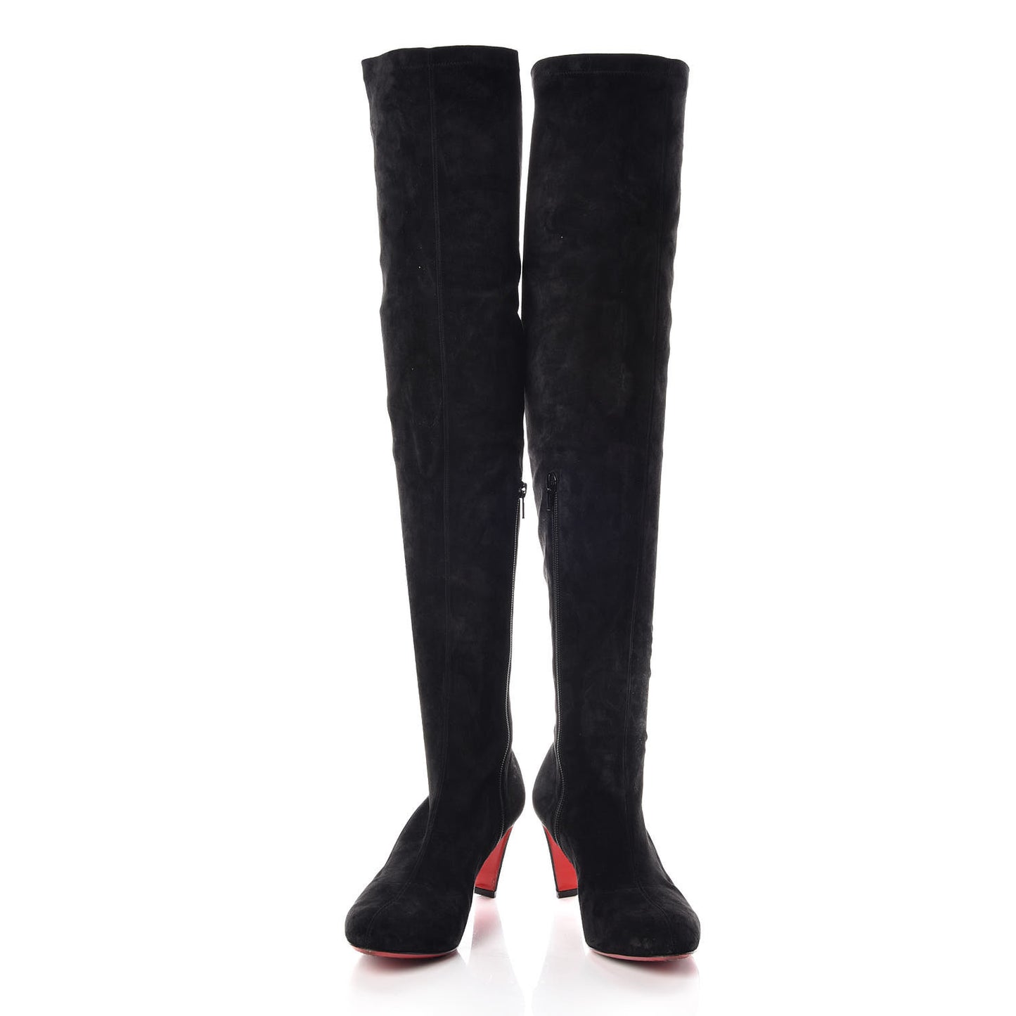 Veau Velours Alta Top 70 Over The Knee Boots 39 Black