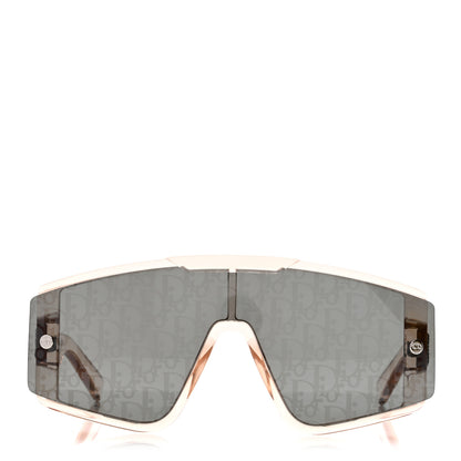 Christian Dior Acetate Diorxtrem MU Oblique Mask Sunglasses Crystal Rose Gold 2 of 7