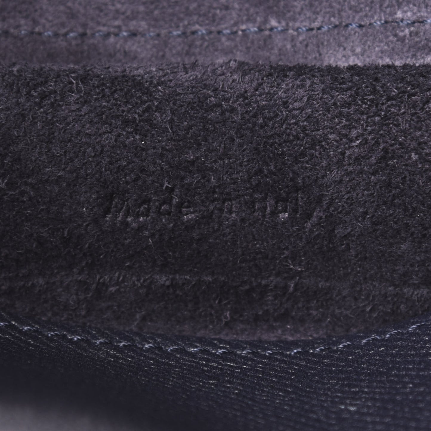 Baby Grained Calfskin Micro Belt Bag Midnight