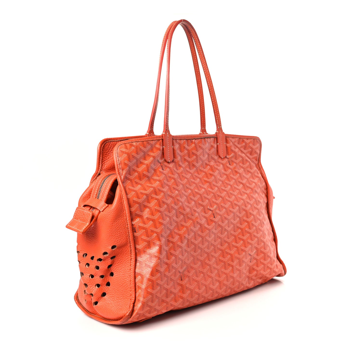 Goyardine Sac Hardy Pet Carrier PM Orange