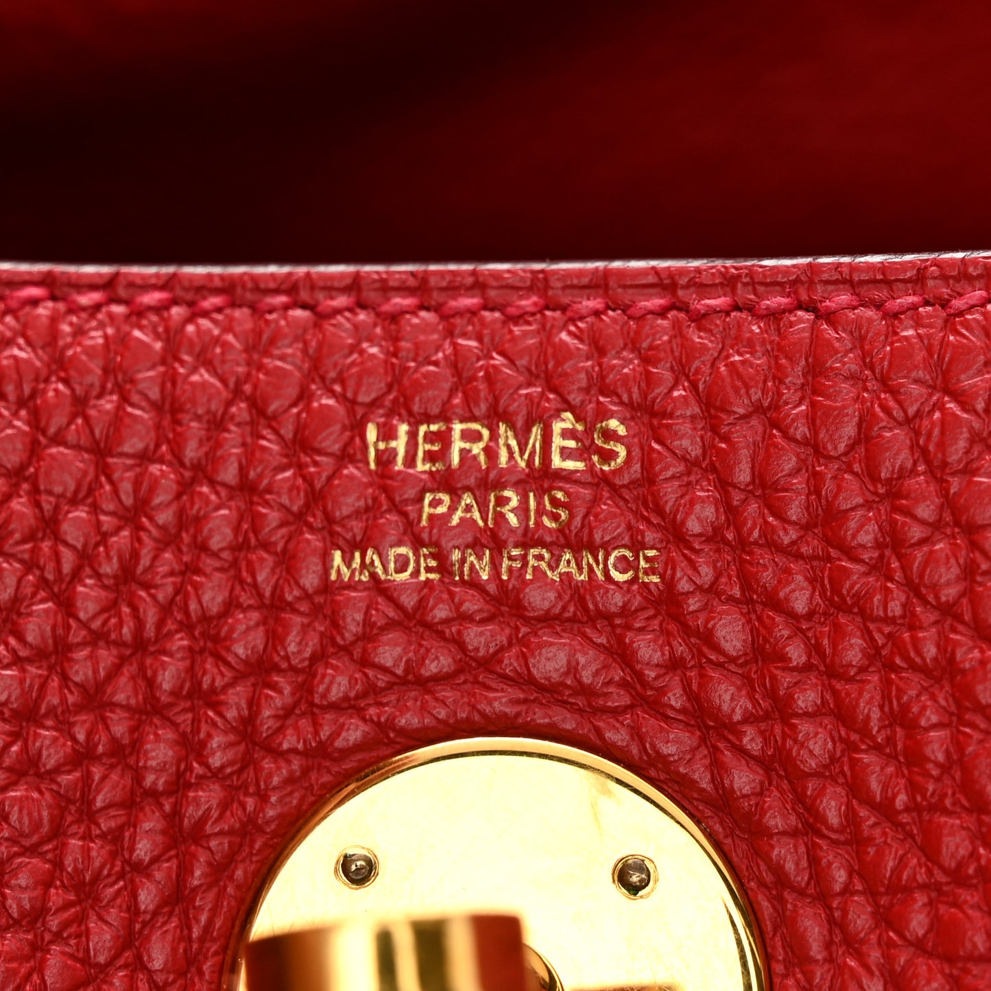 Taurillon Clemence Lindy 26 Rouge Casaque