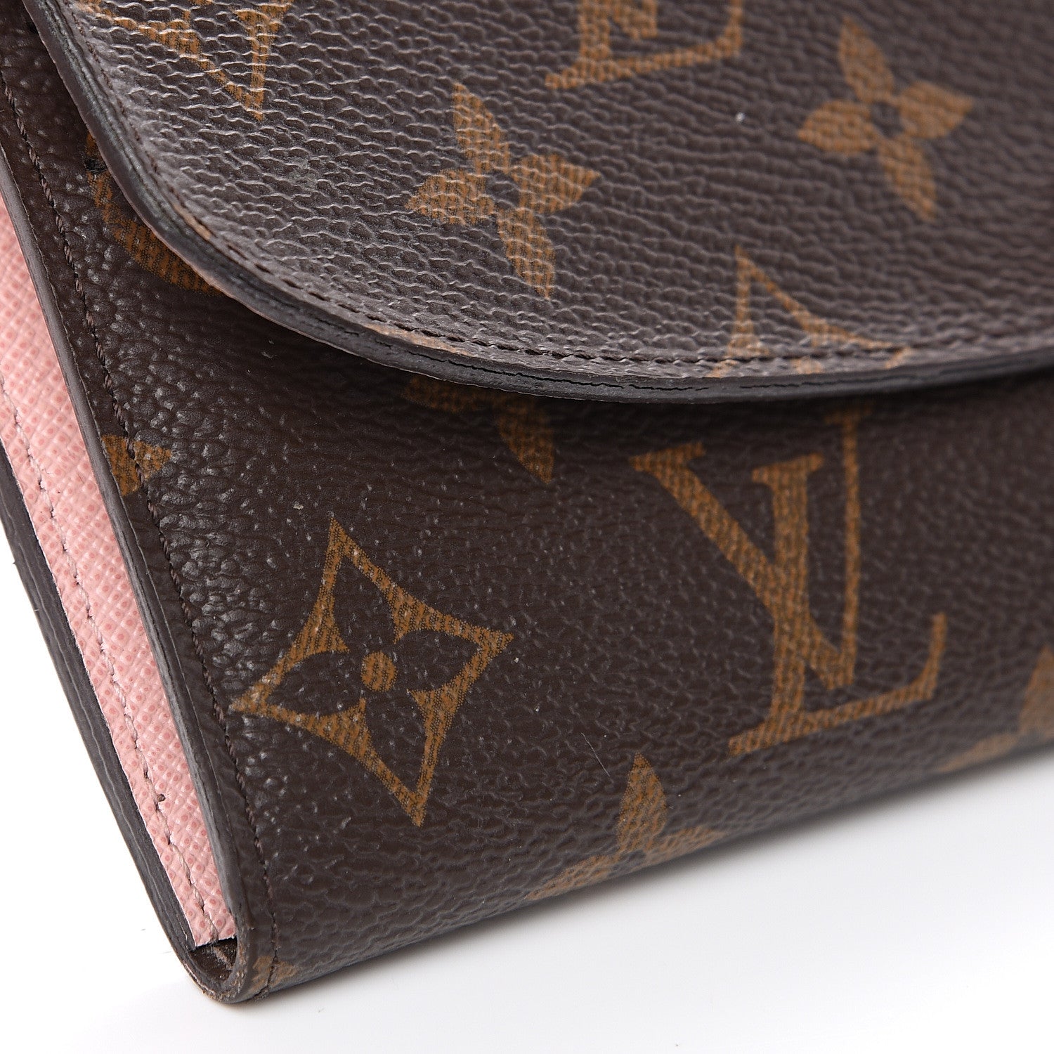 Louis Vuitton Monogram Emilie Wallet Rose Ballerine 7 of 11