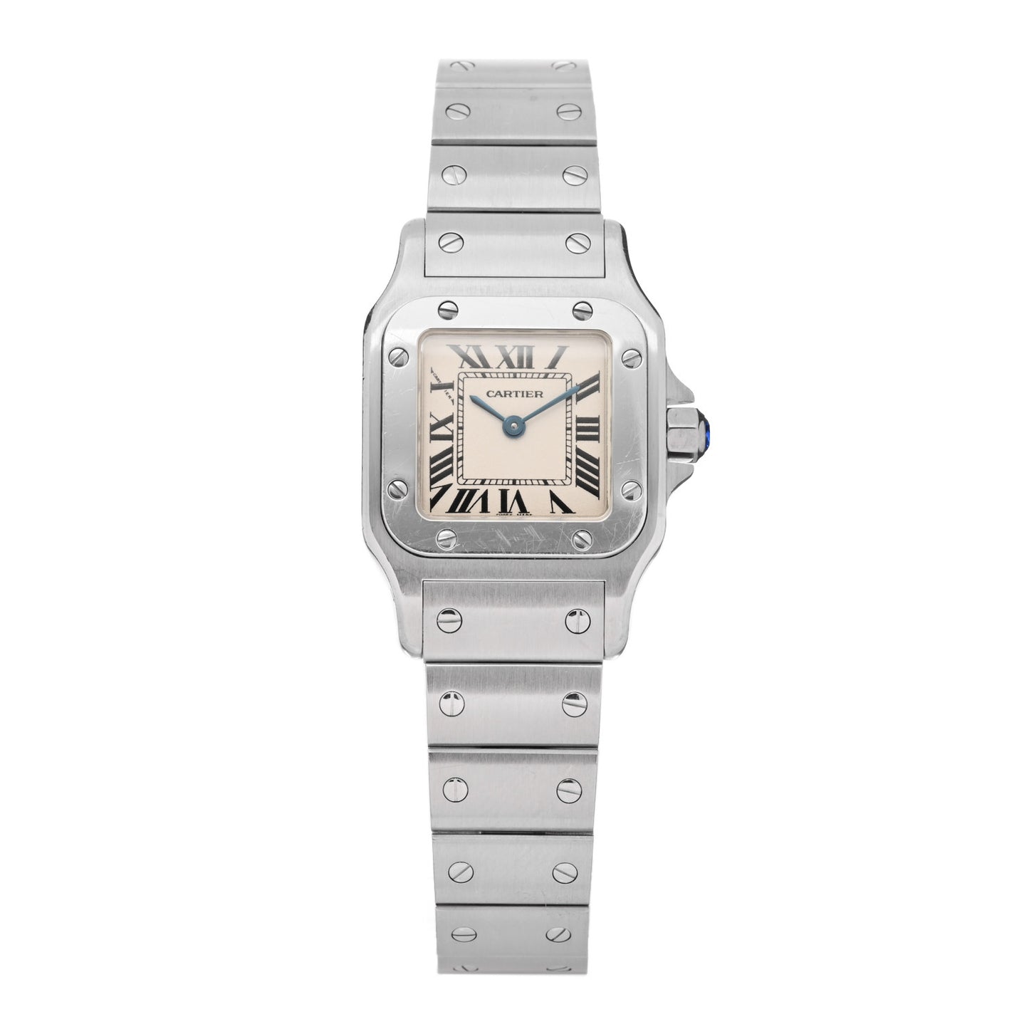 Stainless Steel 24mm Santos de Cartier Galbee Quartz Watch