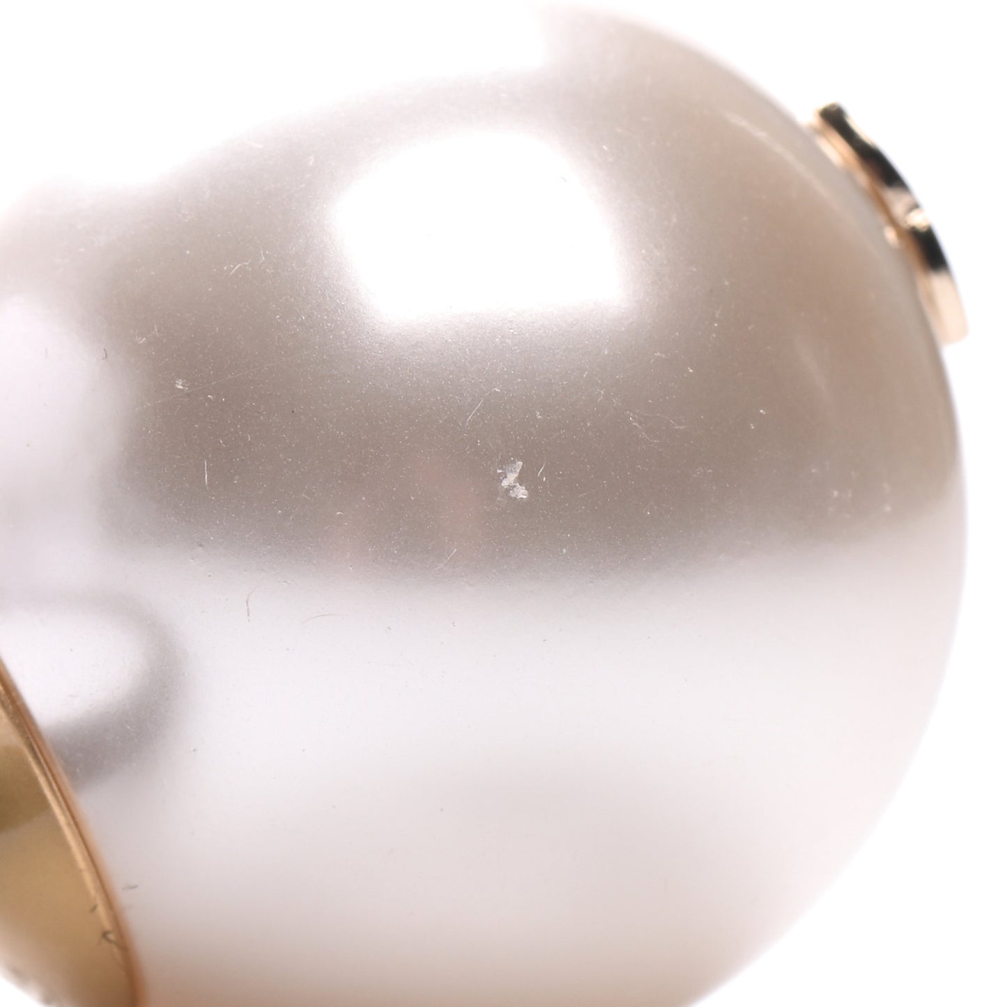 Pearl CC Hair Tie Black White