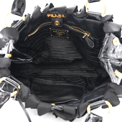 Prada Nappa Ruffle Bag Black 5 of 12