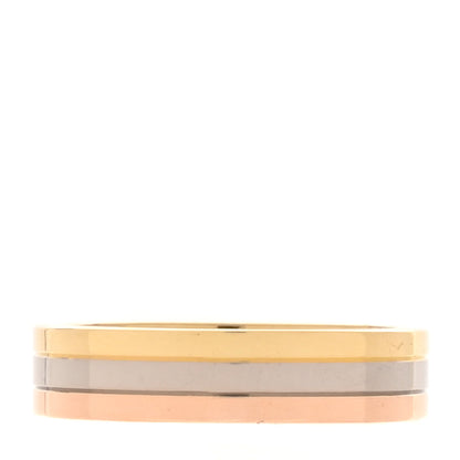 Cartier 18K Pink White Yellow Gold 4.8mm Vendome Louis Cartier Wedding Band Ring 54 7 1 of 6