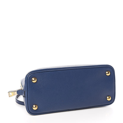 Prada Saffiano Lux Small Promenade Tote Azzurro 4 of 13