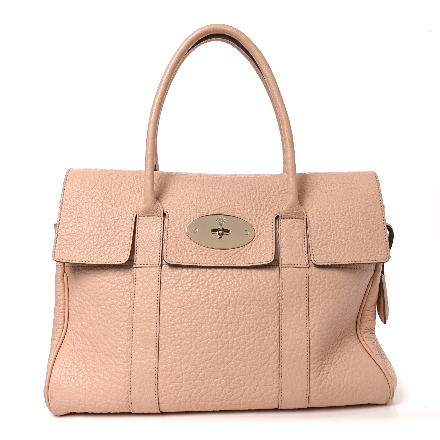 Mulberry Soft Large Grain Bayswater Nude 1 of 11